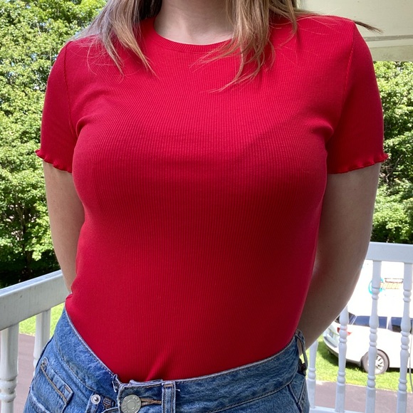 Red bodysuit - Picture 2 of 3